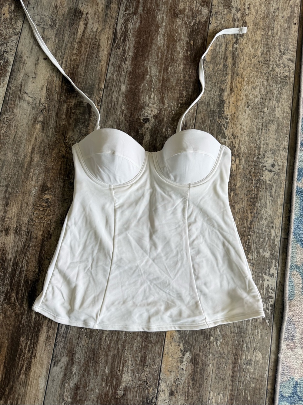 2 for $20 sale: NWT Ann Taylor Loft Beach white swimsuit top - S